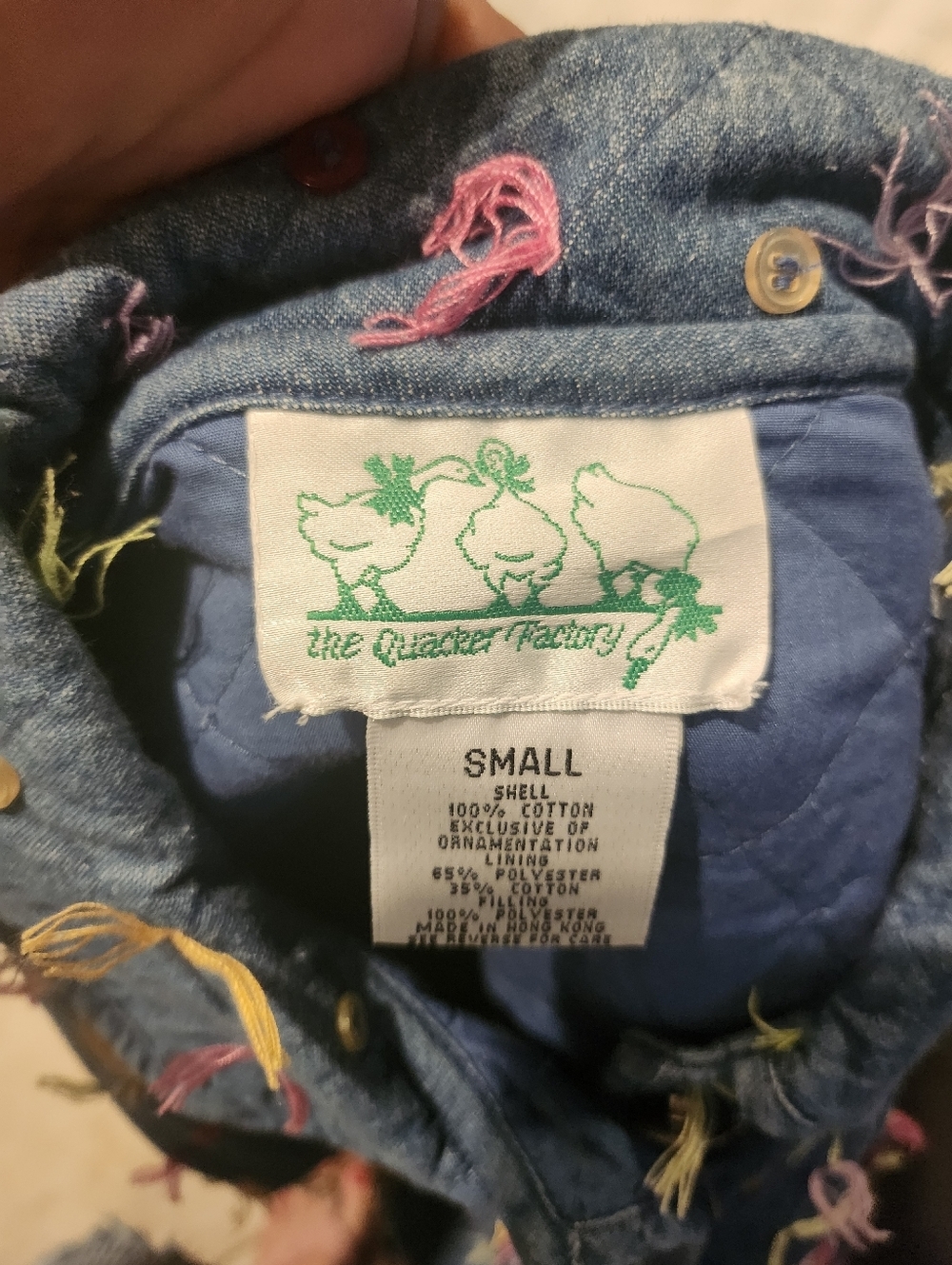 The Quacker Factory denim jacket size S - Picture 5 of 5